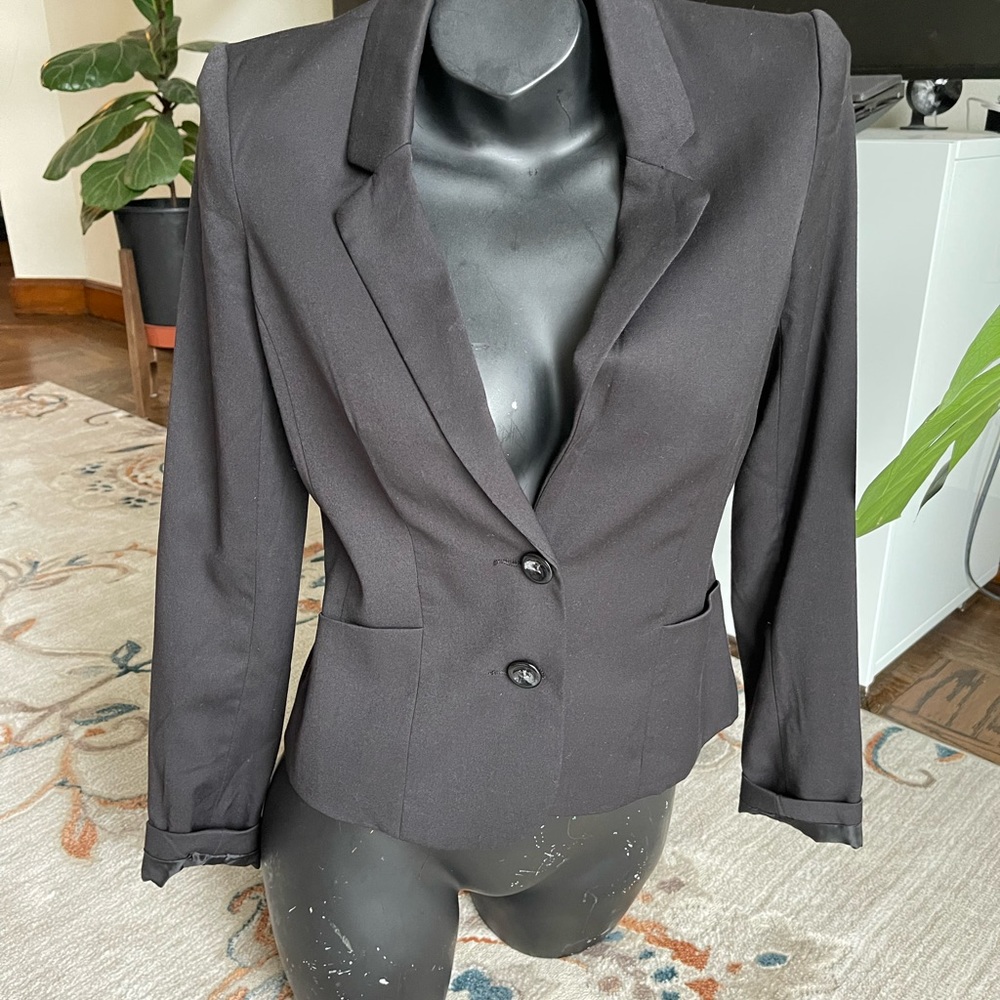 H&M women interview black Blazer size US6